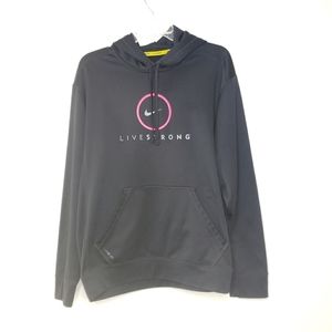 Nike Livestrong Thermafit Hoodie Size Large